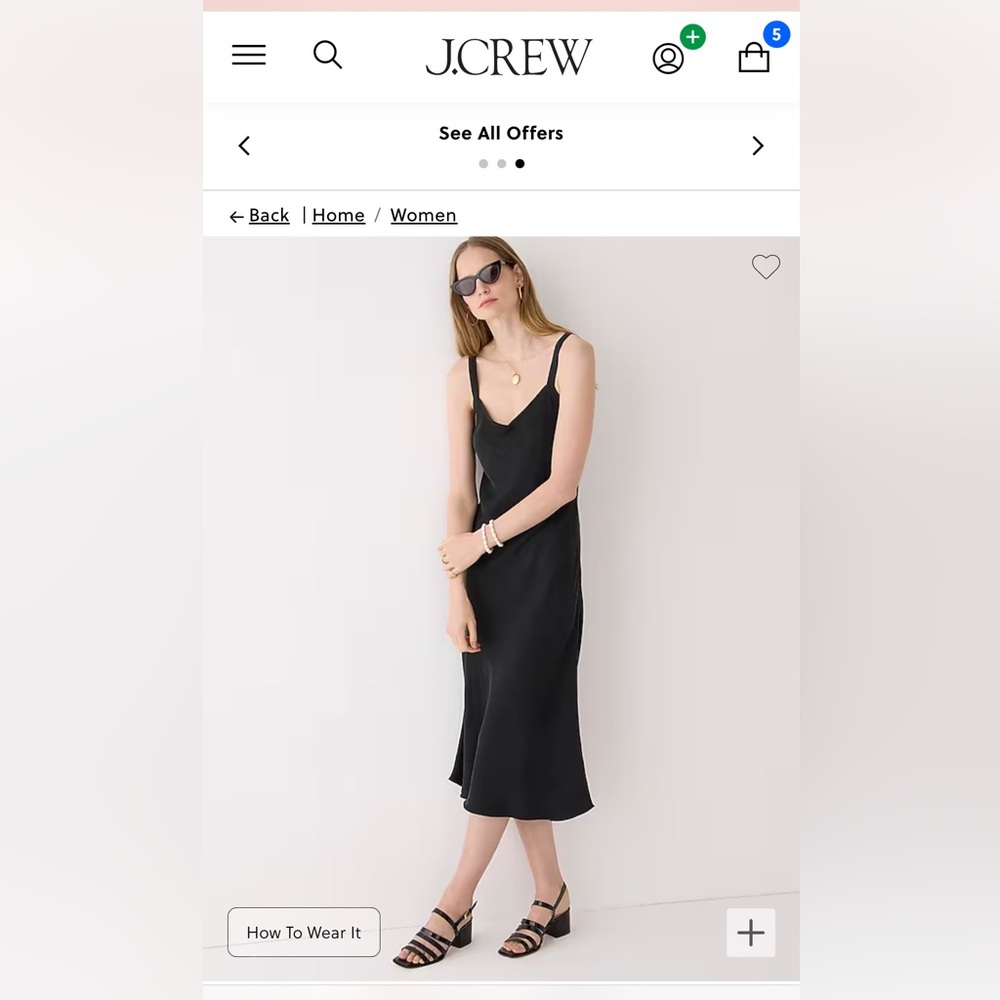 J. Crew Gwyneth Slip Dress